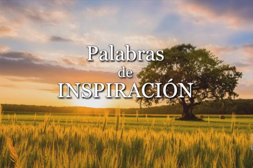 Ver más Palabras de Inspiración
