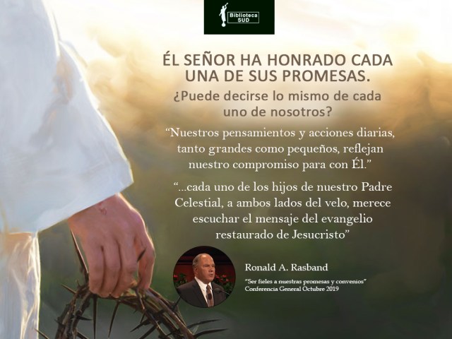 Ser fieles a nuestras promesas y convenios