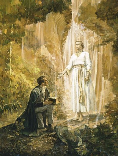 José Smith recibió de Moroni las planchas de oro