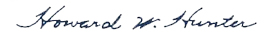 Howard W. Hunter