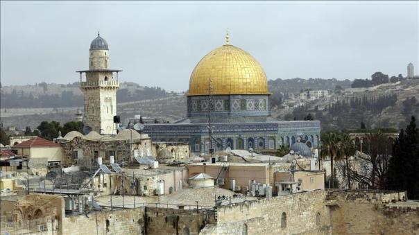 El lugar del templo en Jerusalén, con la